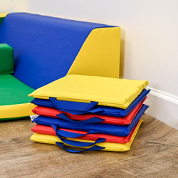 Children's Factory 12" Sit-Upons - Set of 6 - Rainbow