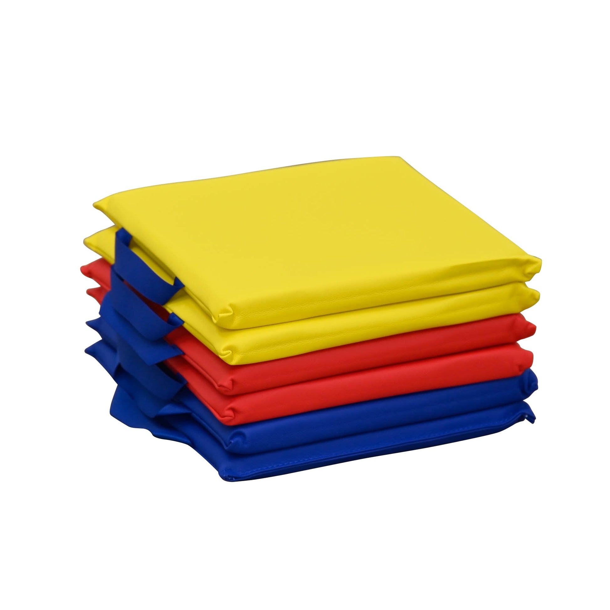 Children's Factory 12" Sit - Upons - Set of 6 - Rainbow - SchoolOutlet