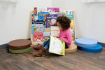 Children's Factory Round Floor Cushions - Set of 5 - Woodland - SchoolOutlet