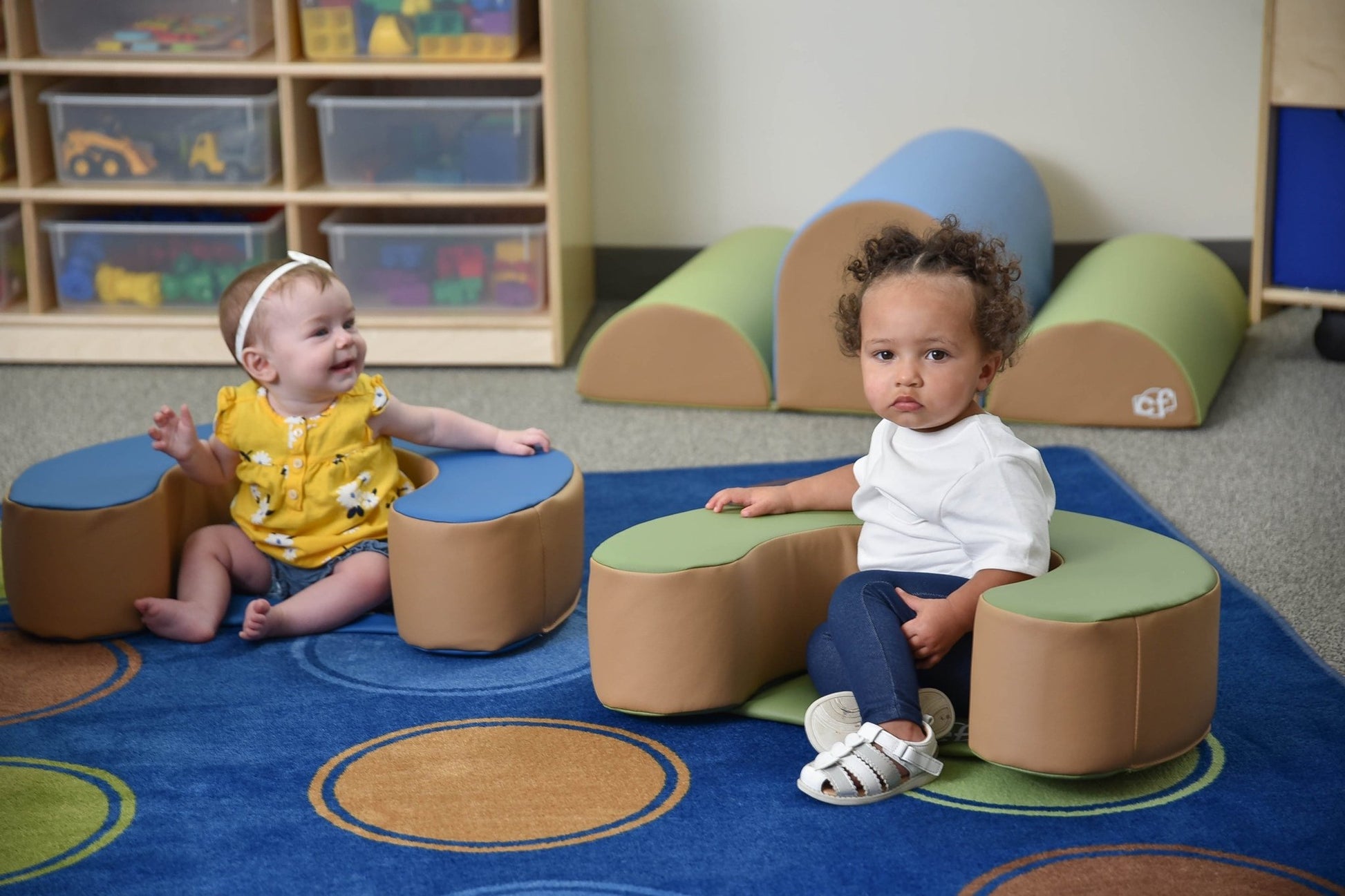 Children's Factory Sit Me Up - Sage/Almond - SchoolOutlet
