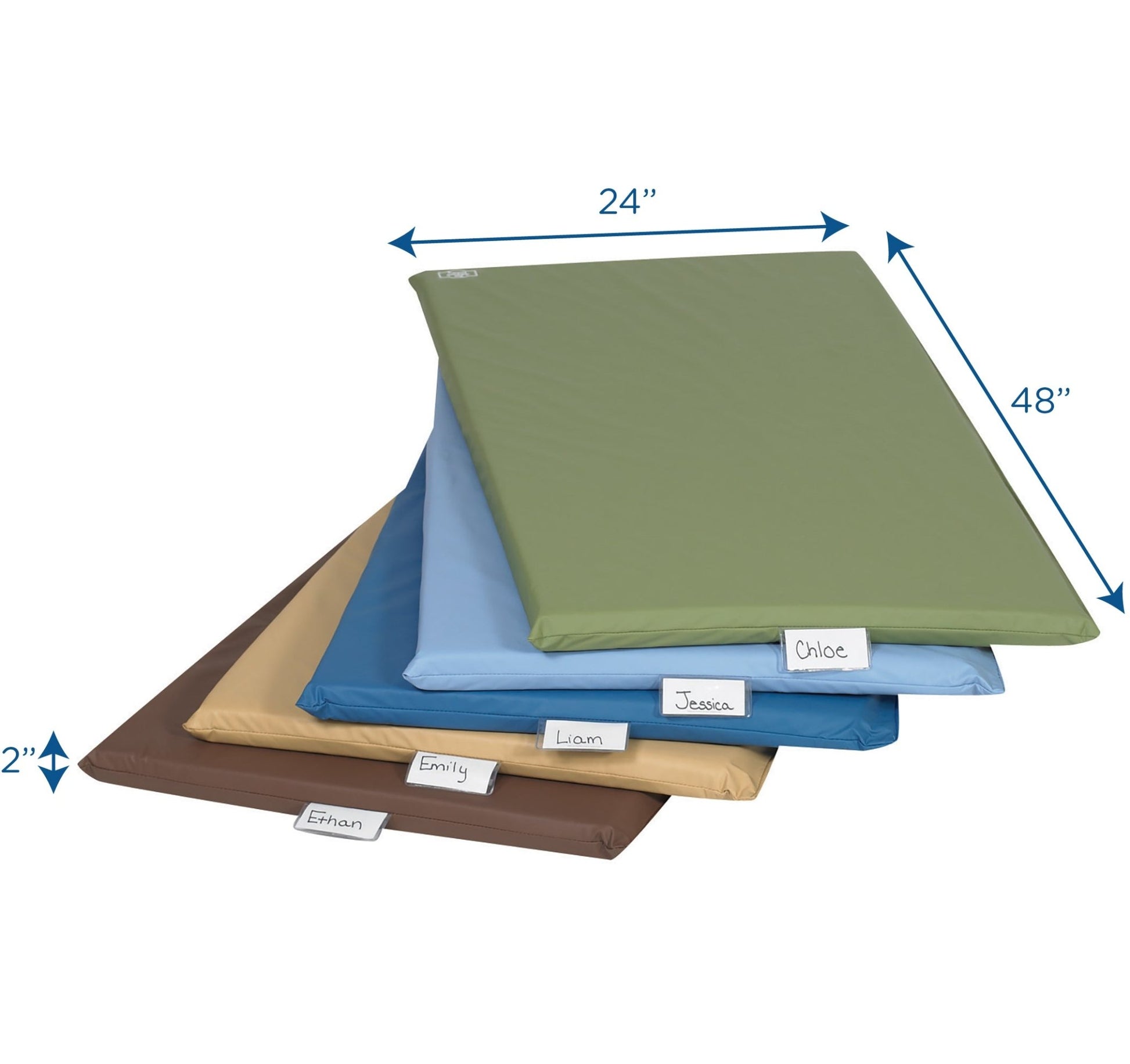 Children's Factory Nap Time Rest Mats - Set of 5 - Woodland (CF350-044) - SchoolOutlet