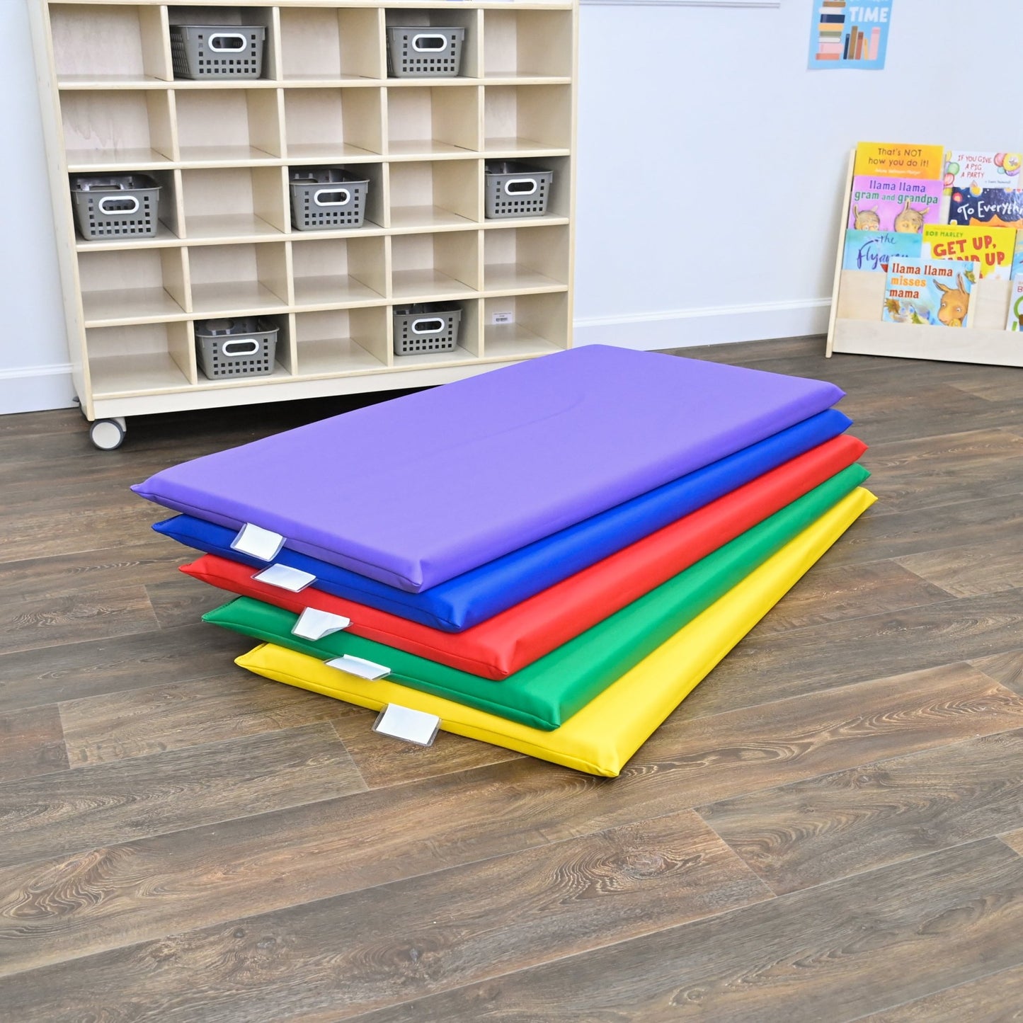 Children's Factory Nap Time Rest Mats - Set of 5 - Rainbow (CF350-048) - SchoolOutlet