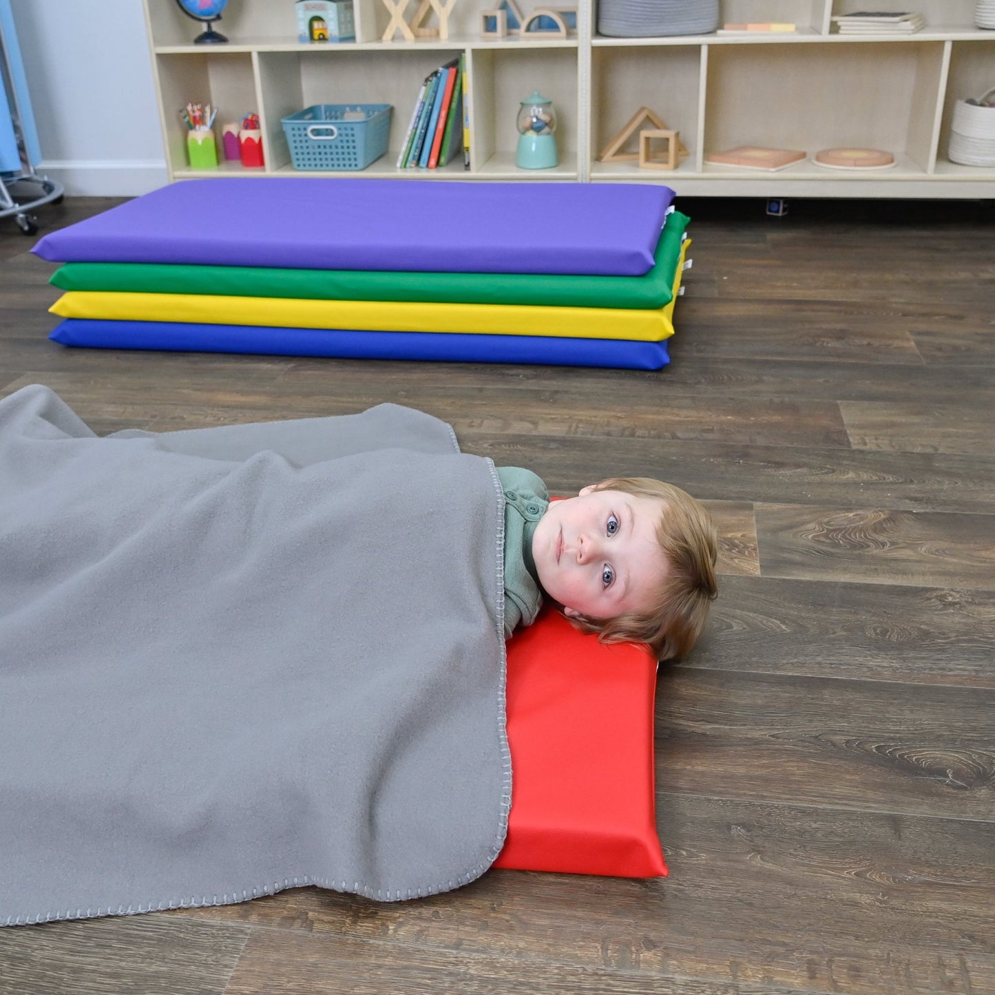 Children's Factory Nap Time Rest Mats - Set of 5 - Rainbow (CF350-048) - SchoolOutlet