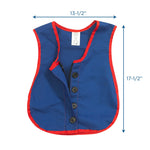 Children's Factory Combo Zipper/Button Vest - SchoolOutlet