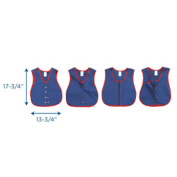 Children's Factory Manual Dexterity Learning Vests - Set of 4