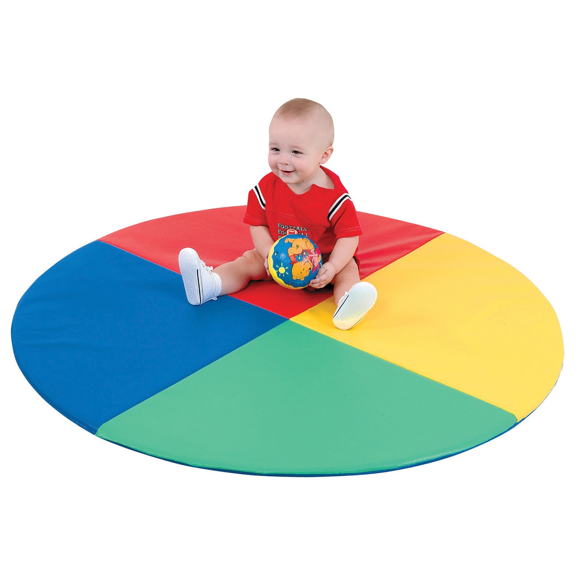 Children's Factory Four Color Pie Mat (CF362-159) - SchoolOutlet