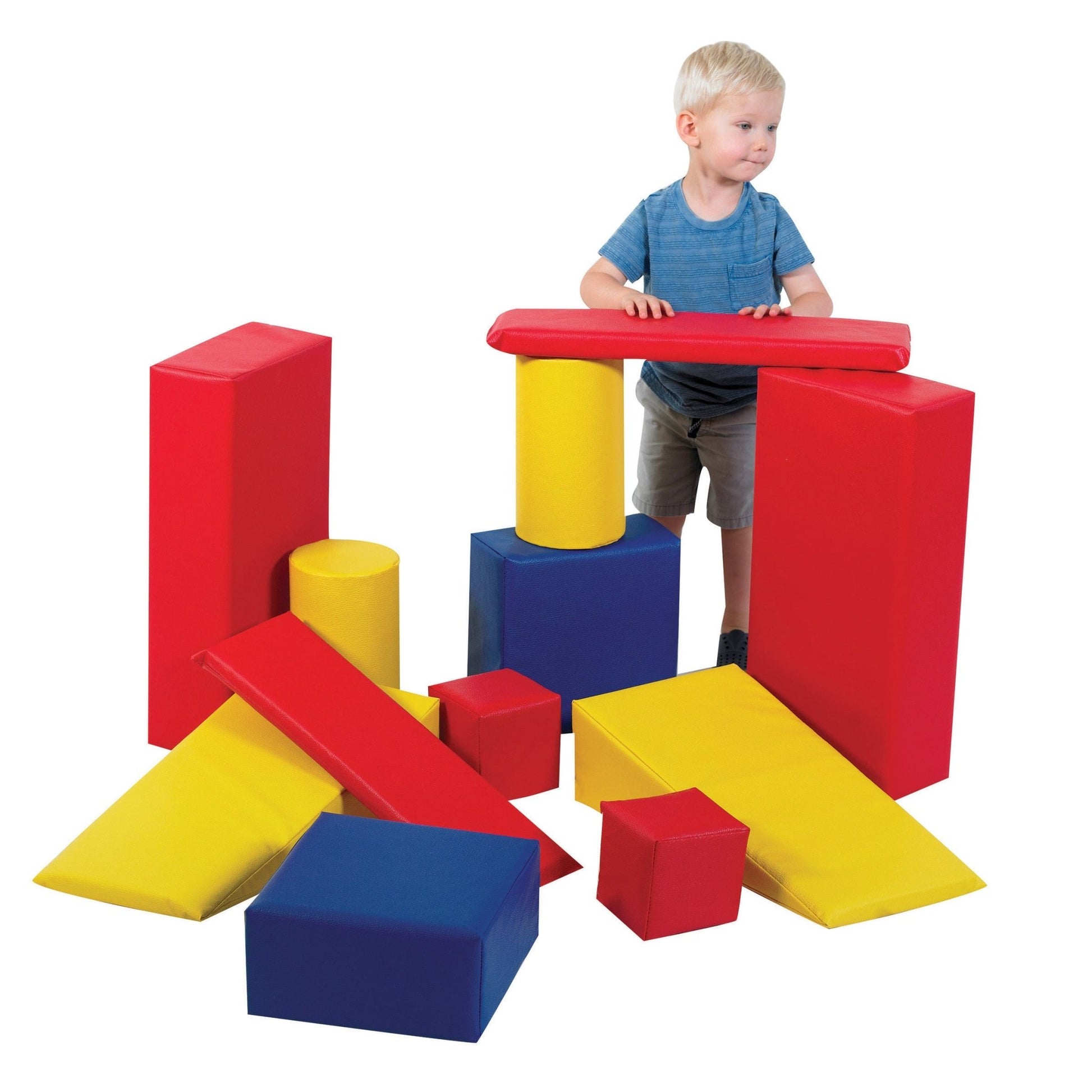 Children's Factory Builder Blocks - Set of 12 - SchoolOutlet