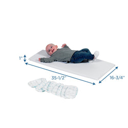 Children's Factory White Changing Pad - Single