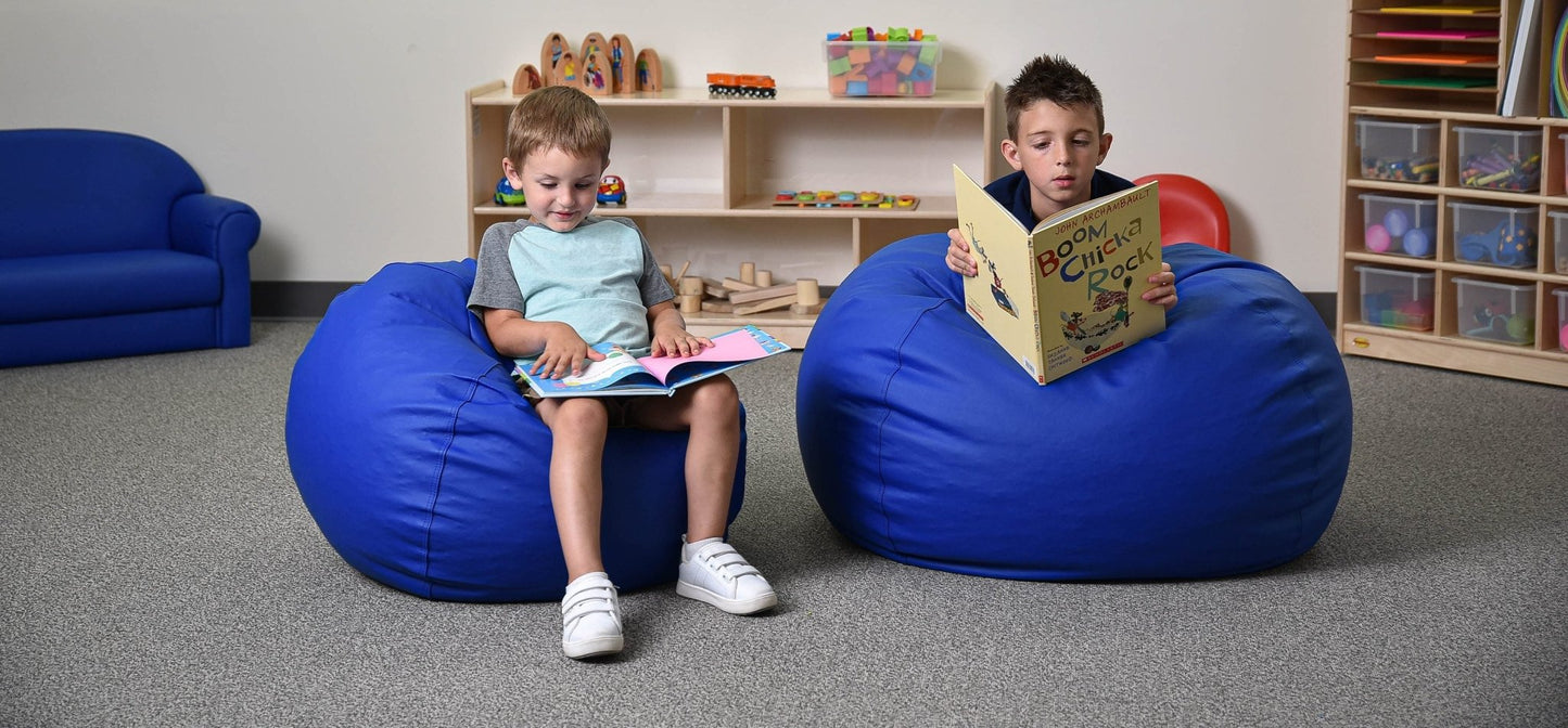 Children's Factory 35" Round Bean Bag - SchoolOutlet
