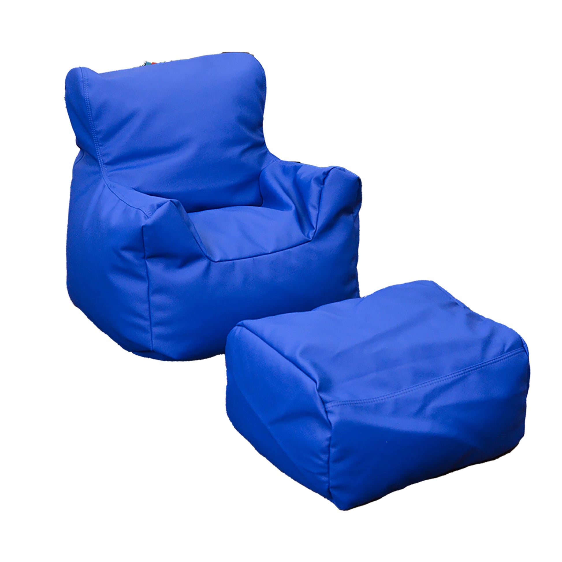 Children's Factory Cozy Chair and Ottoman - SchoolOutlet