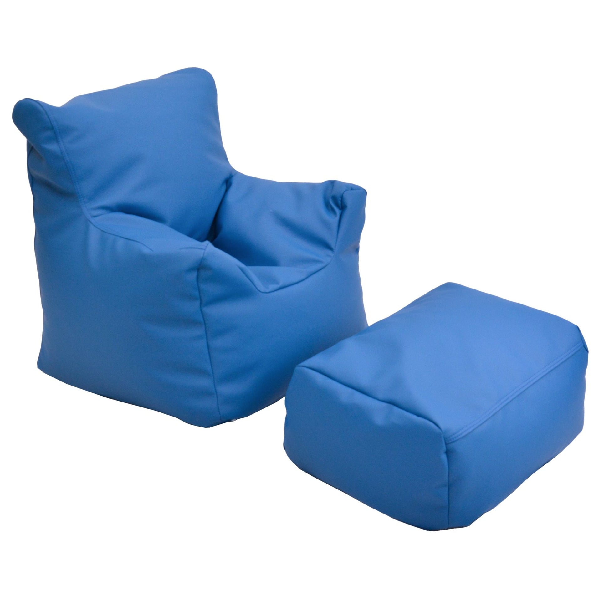 Children's Factory Cozy Chair and Ottoman - SchoolOutlet