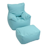 Children's Factory Cozy Chair and Ottoman - SchoolOutlet