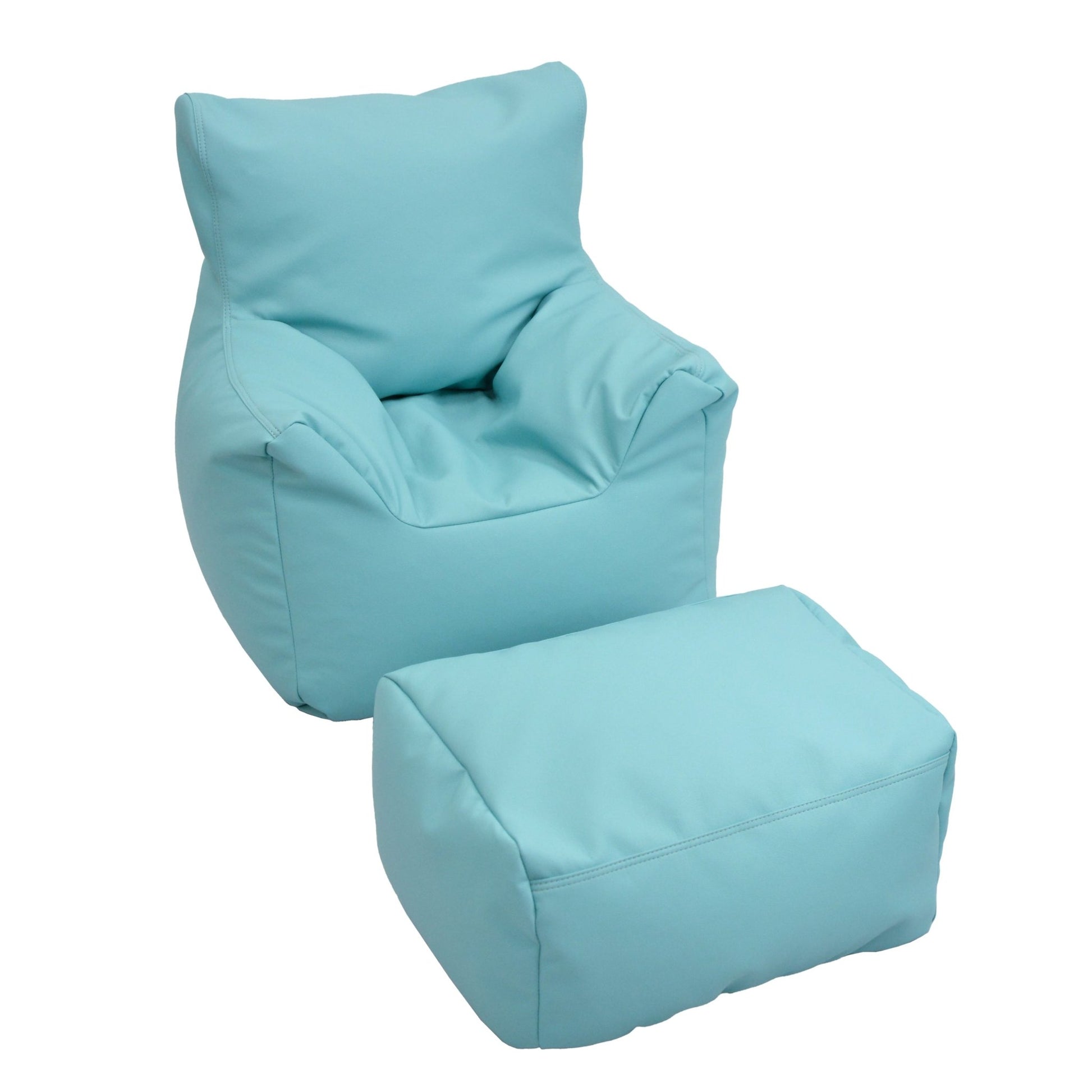 Children's Factory Cozy Chair and Ottoman - SchoolOutlet