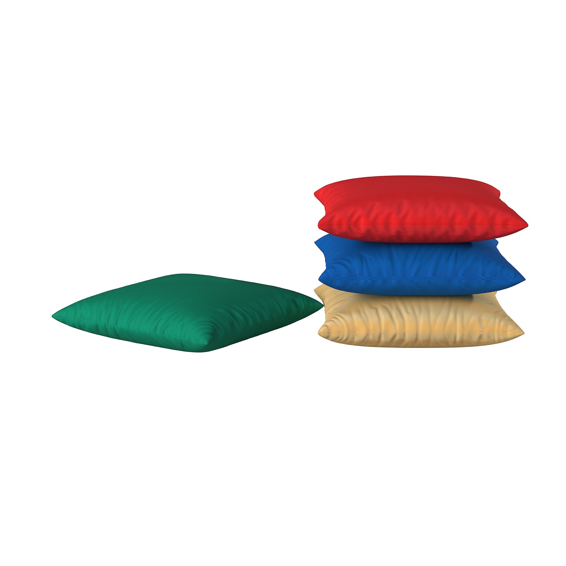 Children's Factory 27" Cozy Floor Pillows - Set of 4 - Rainbow - SchoolOutlet