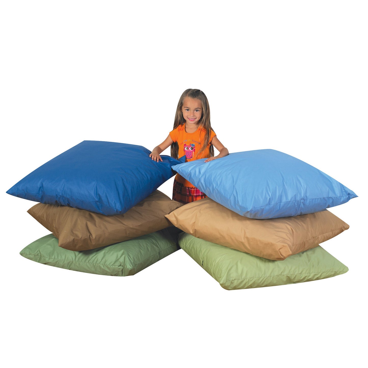 Children's Factory 27" Cozy Floor Pillows - Set of 3 - SchoolOutlet