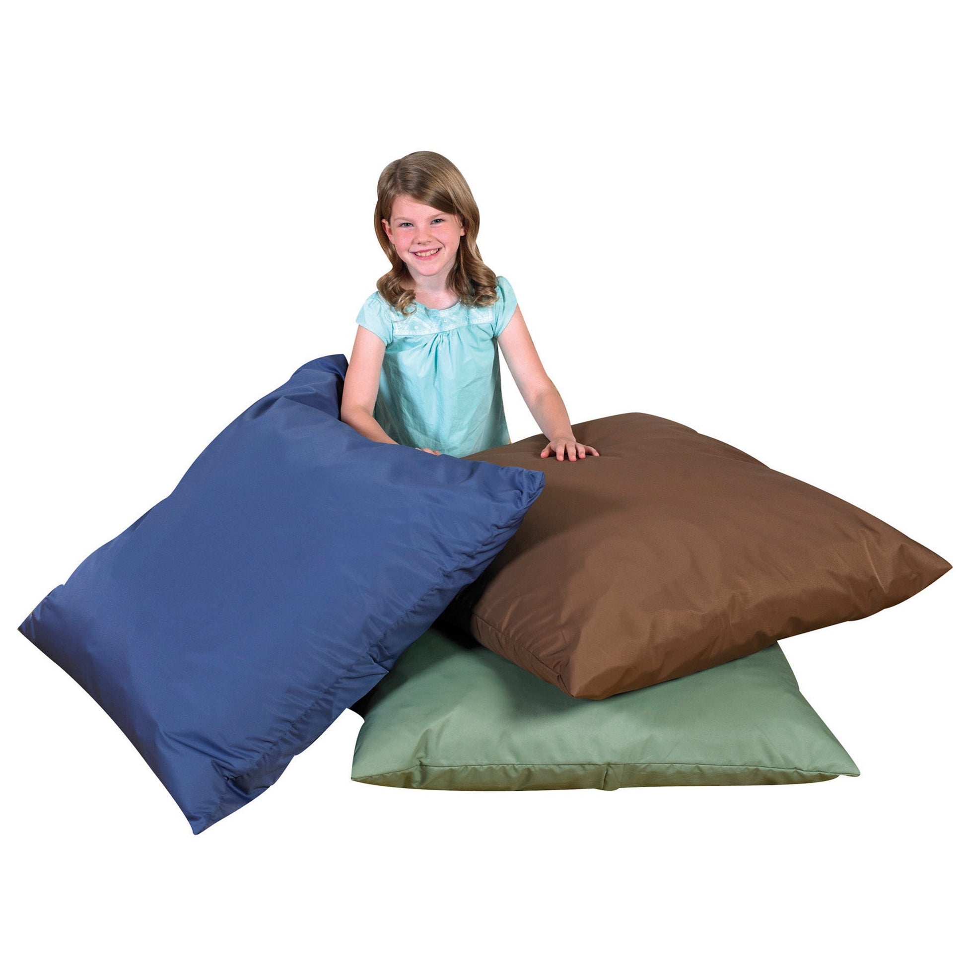 Children's Factory 27" Cozy Floor Pillows - Set of 3 - SchoolOutlet