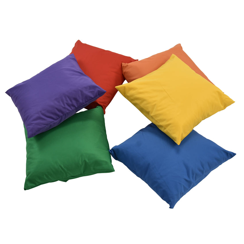 Children's Factory 12" Cozy Throw Pillows - Set of 6 - SchoolOutlet