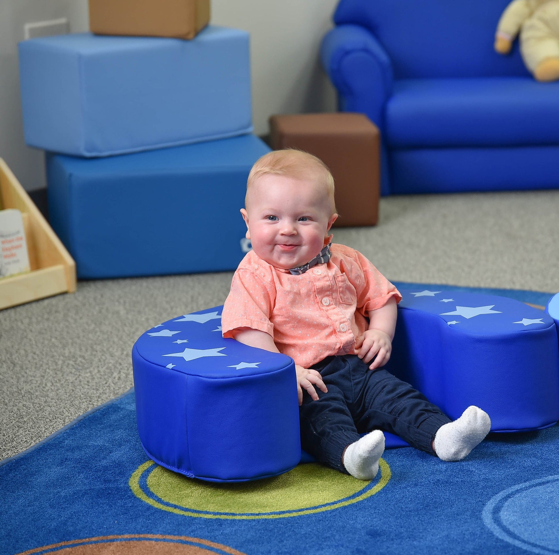 Children's Factory Sit Me Up - Blue Stars - SchoolOutlet