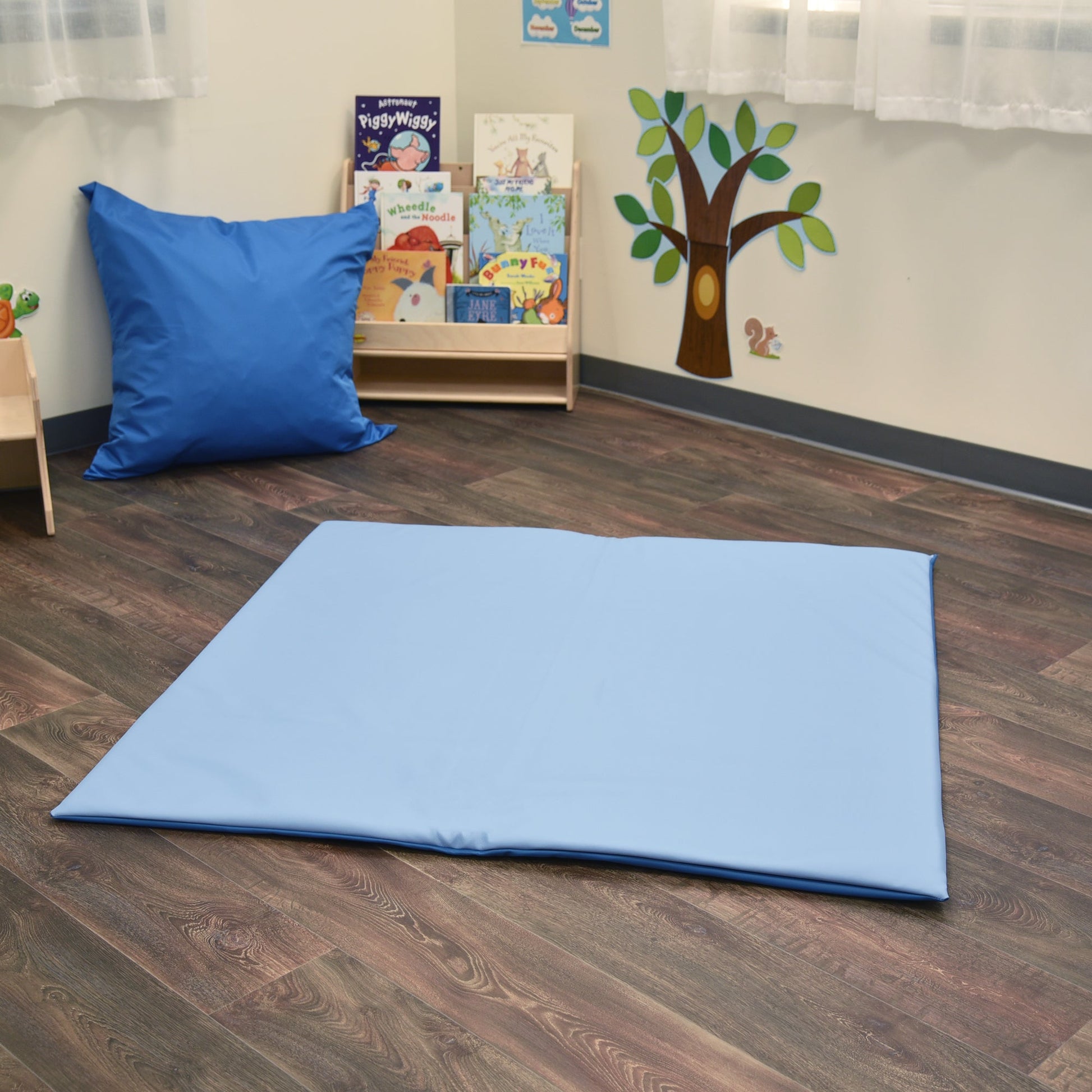 Children's Factory Two Tone Activity Mat - Deep Water/Sky Blue (CF705-368) - SchoolOutlet