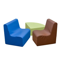 Children's Factory Happy Hangout Medium Contour Seating- Set of 3 (CF705-Medium Contour Seating )