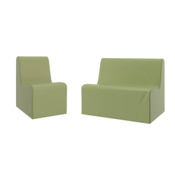Children's Factory Happy Hangout Large Contour Chair and Sofa Set (CF705-Chair and Sofa Set)