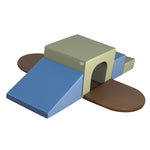 Children's Factory Climb-Up Tunnel Climber - Woodland (CF710-149) - SchoolOutlet