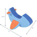 Children's Factory Rocking Airplane (CF805-134) - SchoolOutlet