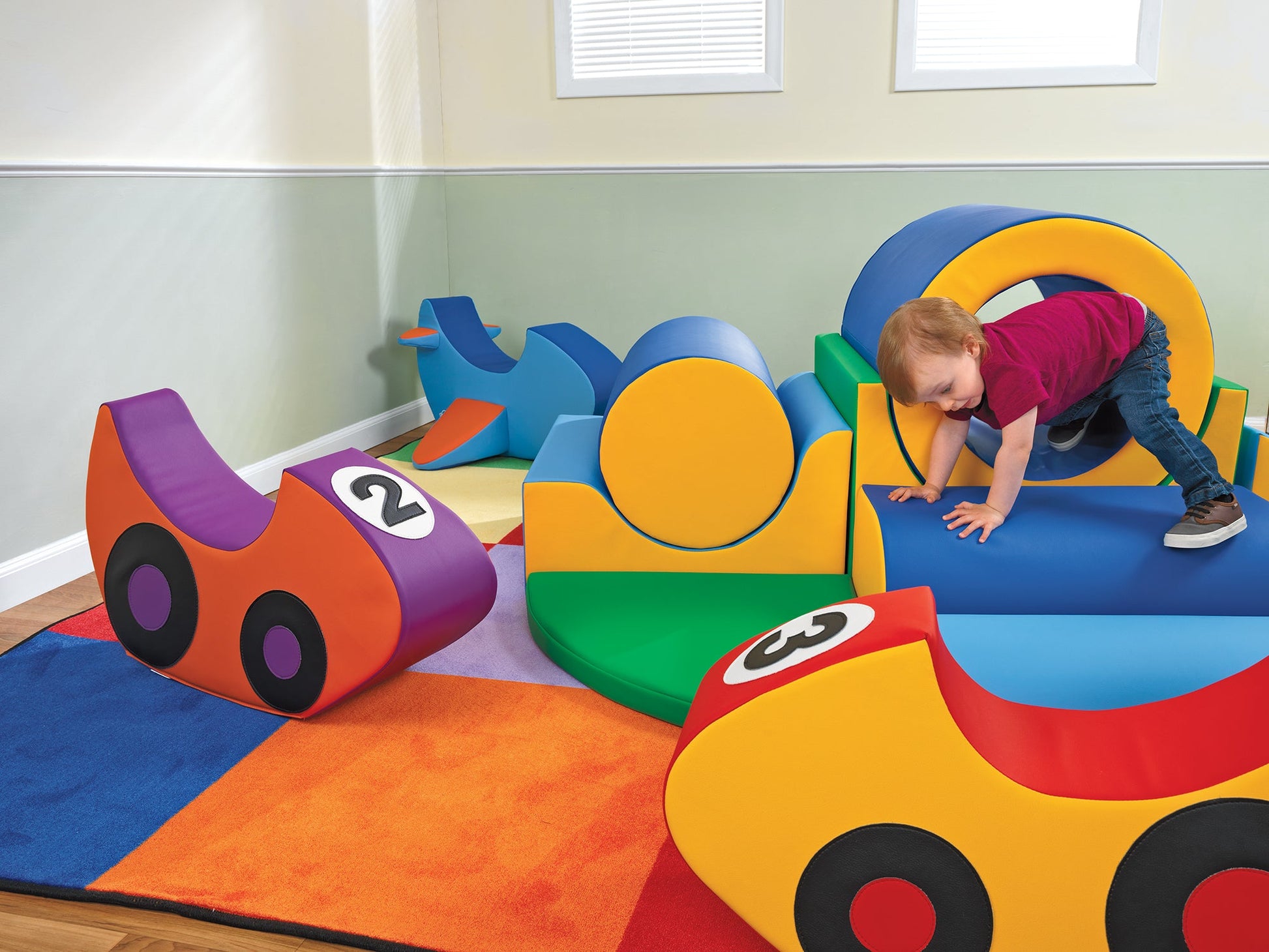 Children's Factory Rocking Airplane (CF805-134) - SchoolOutlet