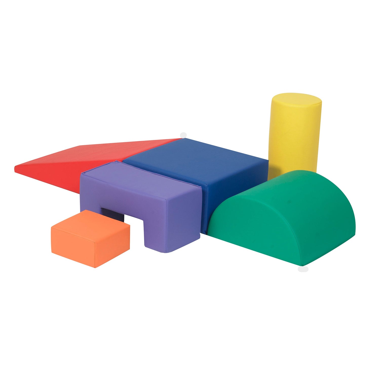 Children's Factory Climb and Play 6 Piece Play Set - Rainbow (CF805-168) - SchoolOutlet