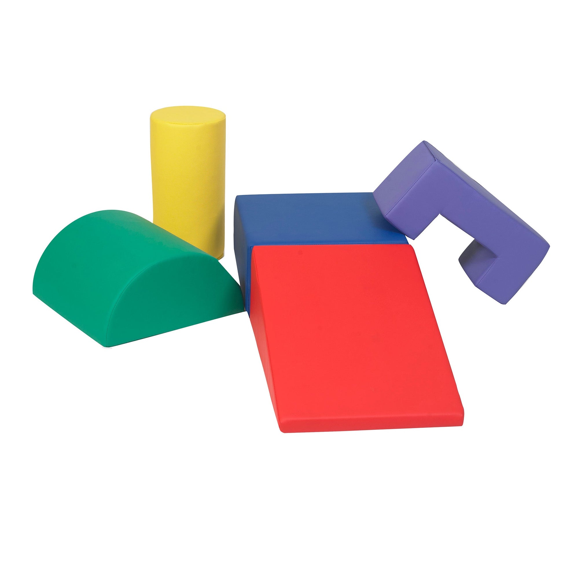 Children's Factory Climb and Play 6 Piece Play Set - Rainbow (CF805-168) - SchoolOutlet