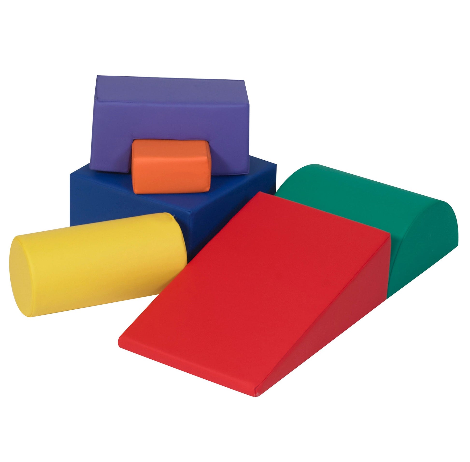 Children's Factory Climb and Play 6 Piece Play Set - Rainbow (CF805-168) - SchoolOutlet