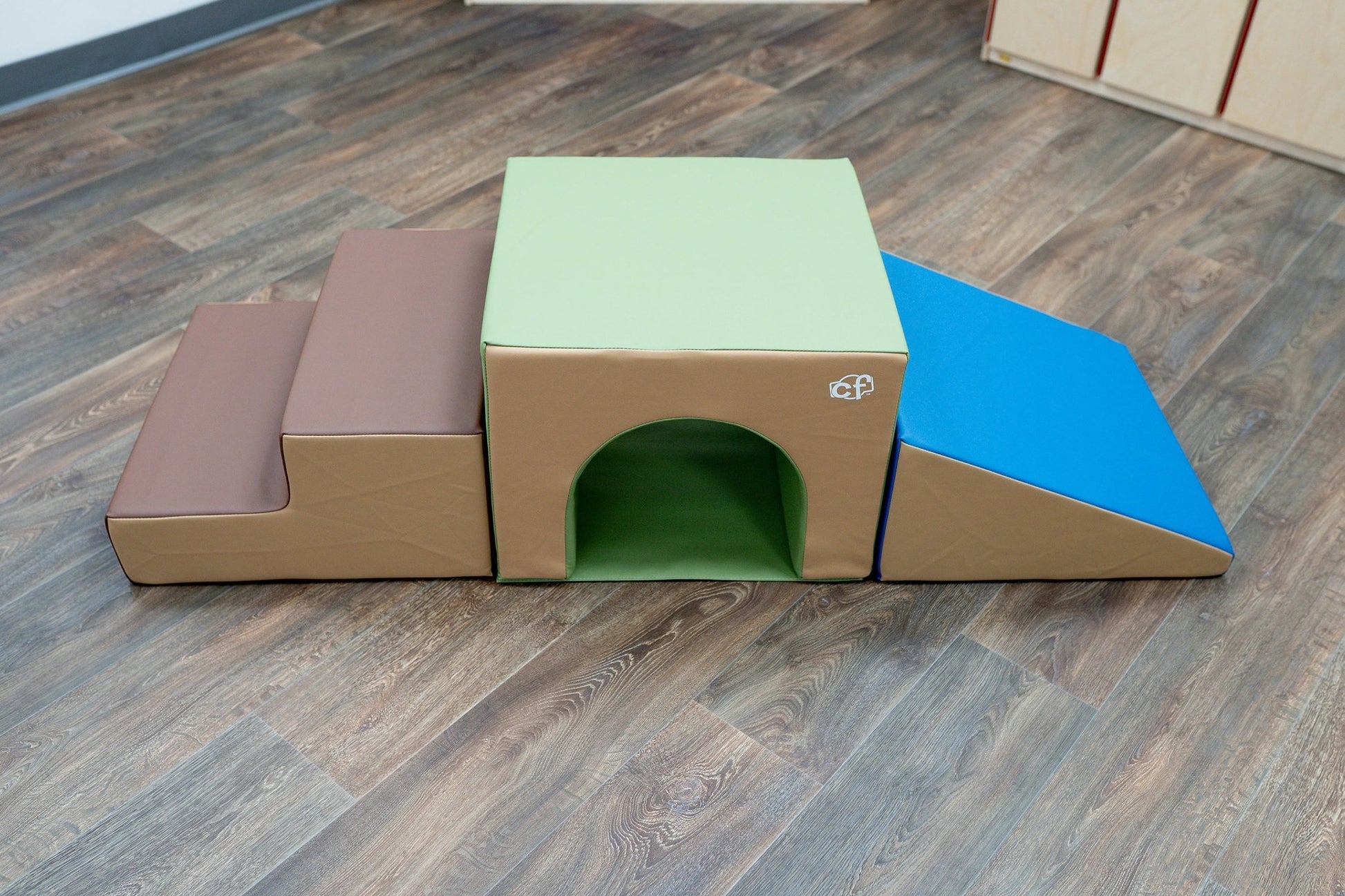 Children's Factory Tunnel Climber - Woodland (CF805-172) - SchoolOutlet