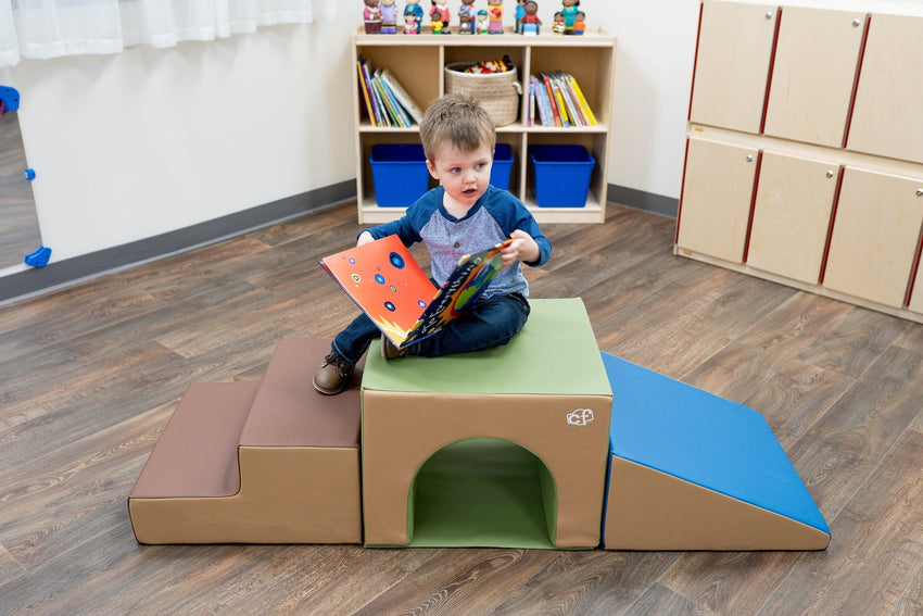 Children's Factory Tunnel Climber - Woodland (CF805-172) - SchoolOutlet