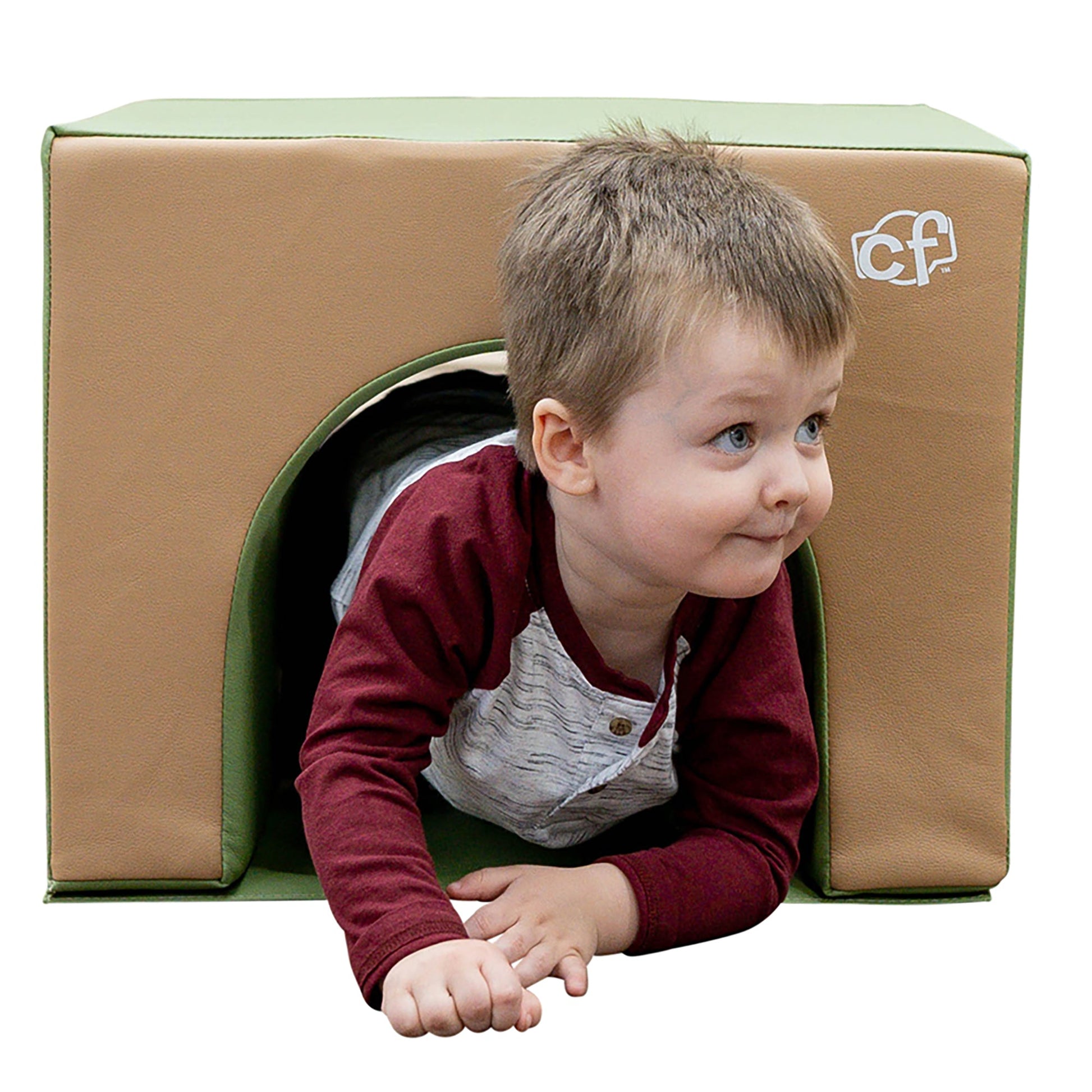 Children's Factory Crawl Through Tunnel - Woodland Colors (CF805 - 181) - SchoolOutlet