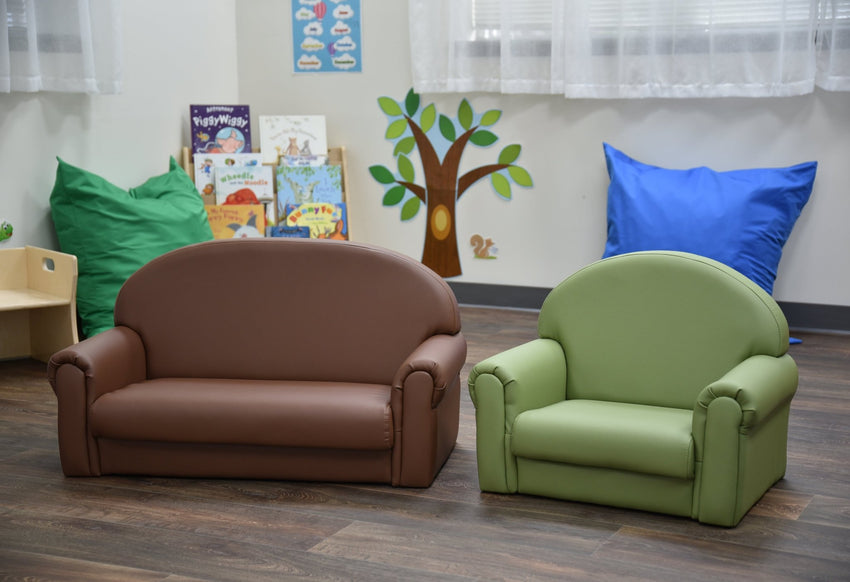 Children's Factory AS WE GROW Chair - Sage (CF805-194) - SchoolOutlet