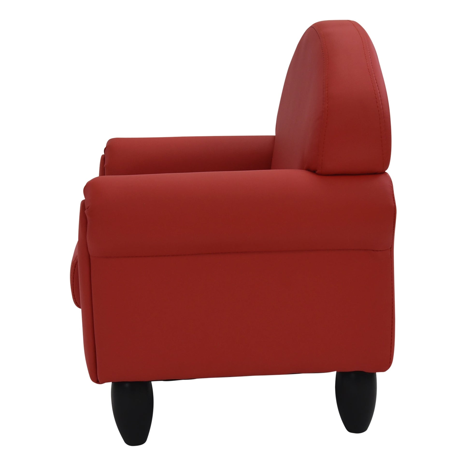 Children's Factory As We Grow Chair with Black Legs - Red (CF805 - 196) - SchoolOutlet