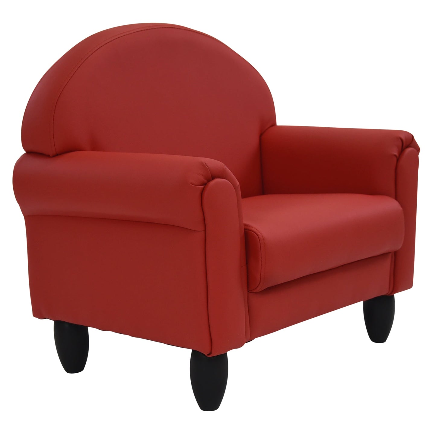 Children's Factory As We Grow Chair with Black Legs - Red (CF805 - 196) - SchoolOutlet