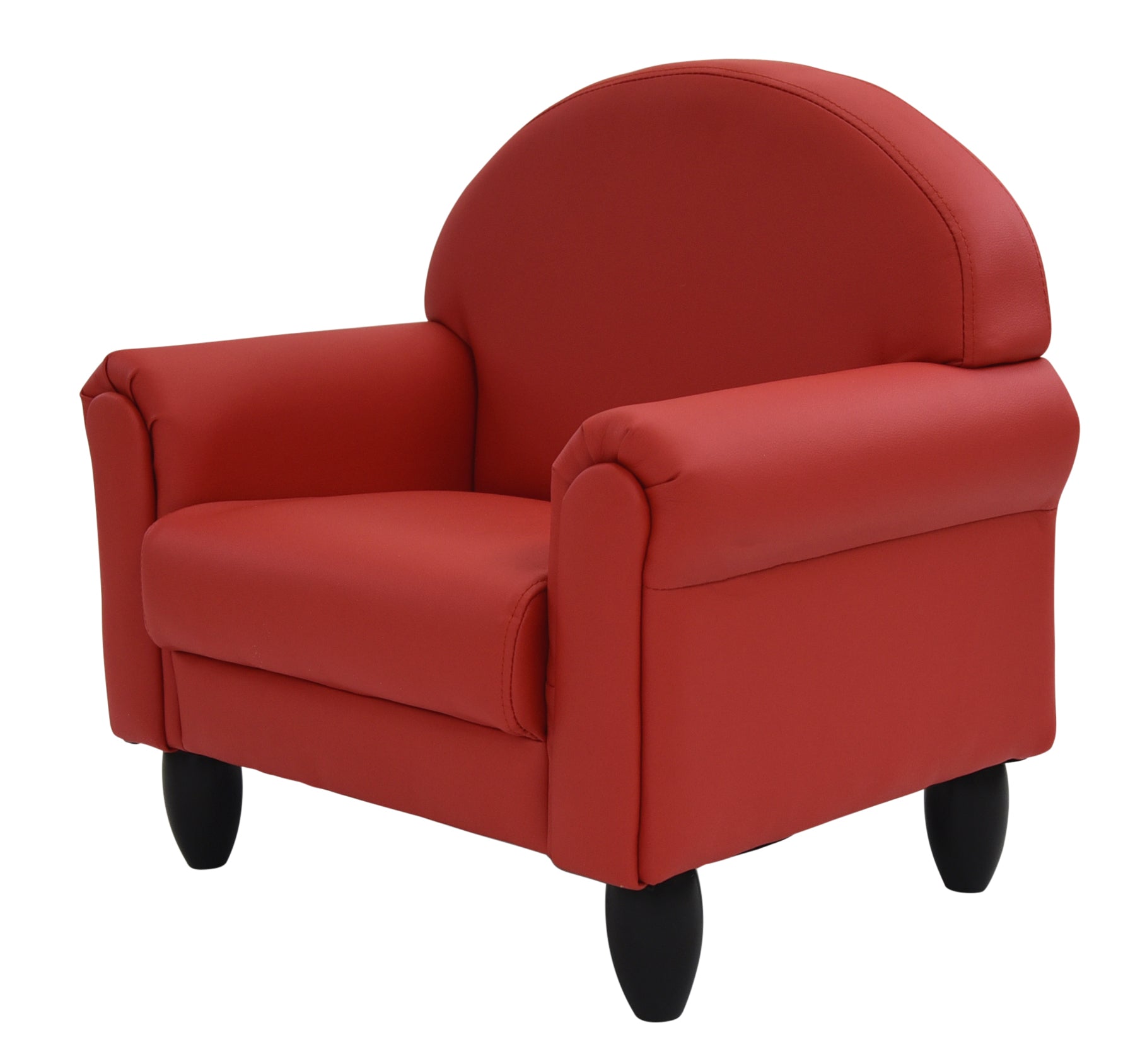 Children's Factory As We Grow Chair with Black Legs - Red (CF805 - 196) - SchoolOutlet