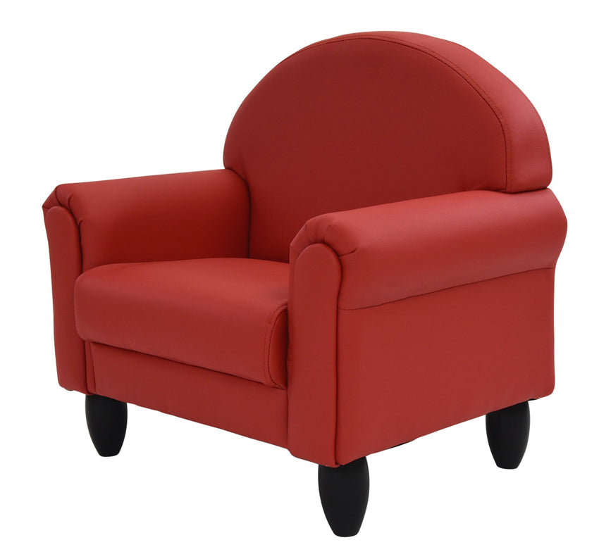 Children's Factory As We Grow Chair with Black Legs - Red (CF805 - 196) - SchoolOutlet