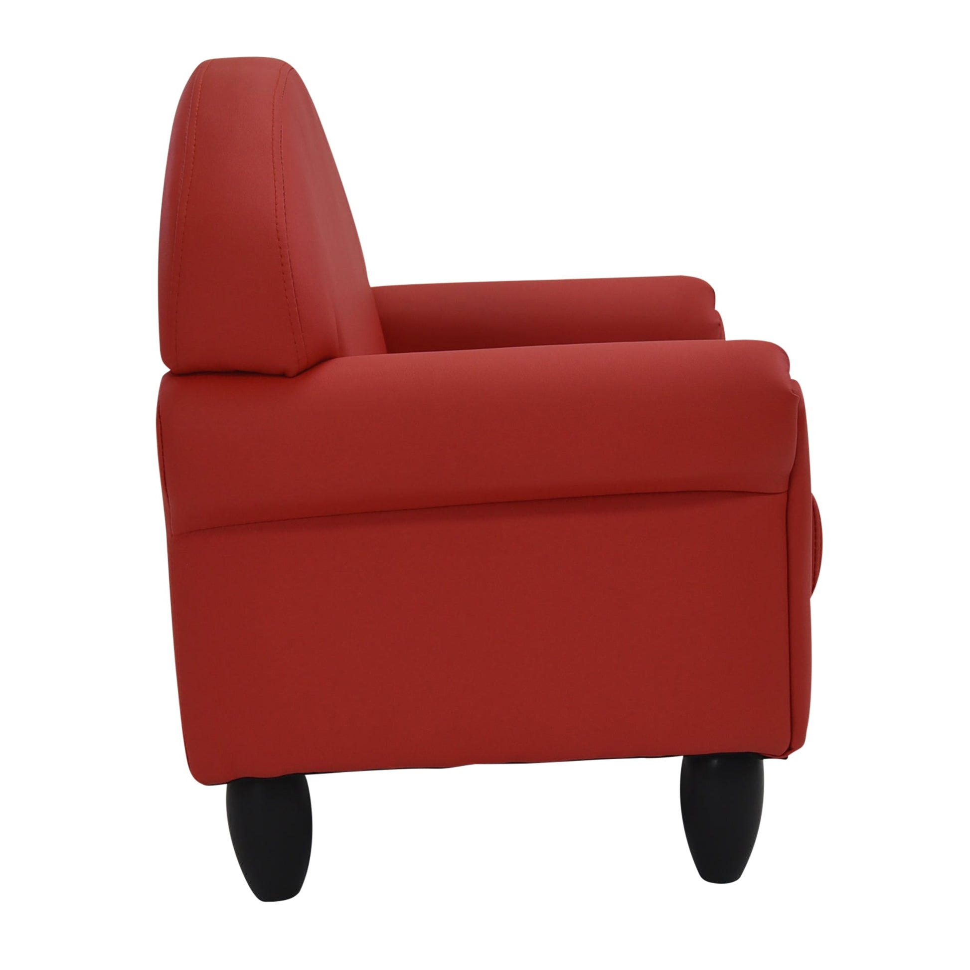 Children's Factory As We Grow Chair with Black Legs - Red (CF805 - 196) - SchoolOutlet