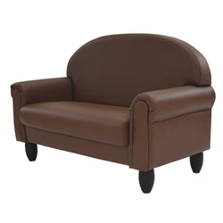 Children's Factory As We Grow Sofa with Black Legs - Walnut (CF805-199)
