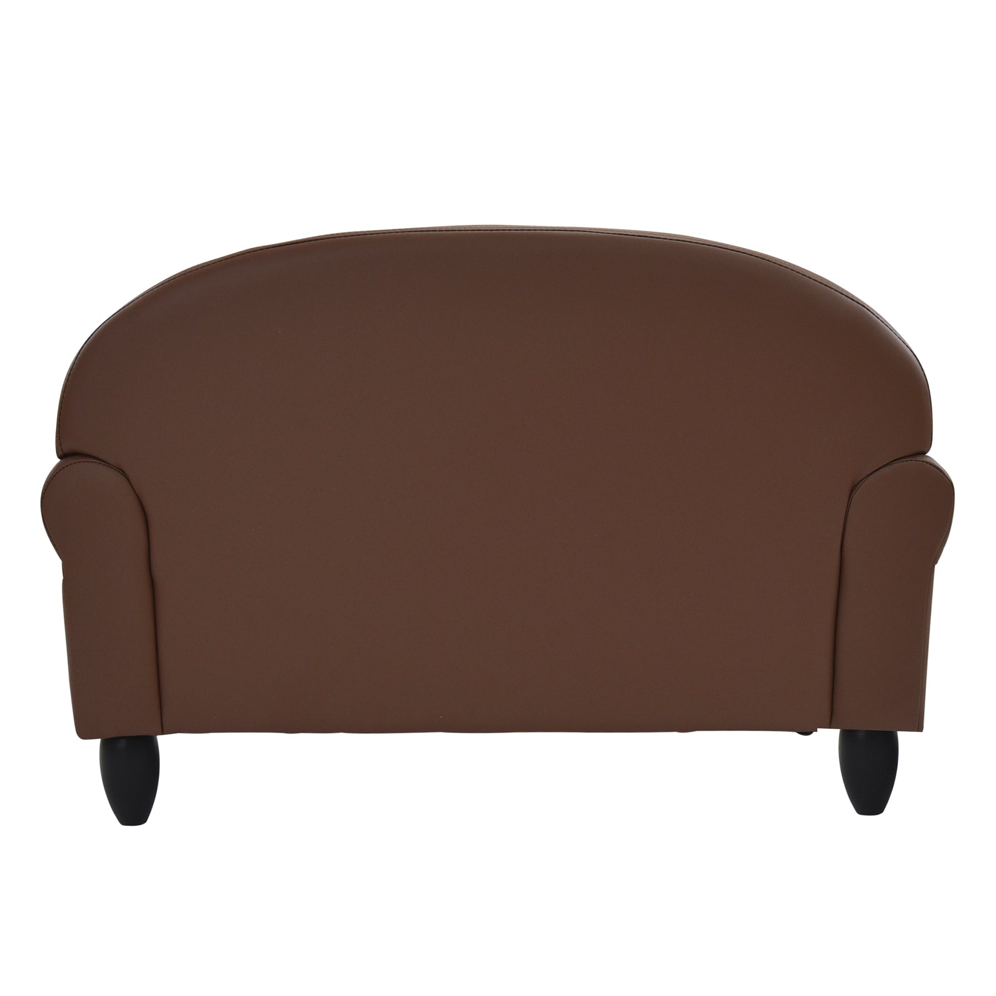 Children's Factory As We Grow Sofa with Black Legs - Walnut (CF805 - 199) - SchoolOutlet
