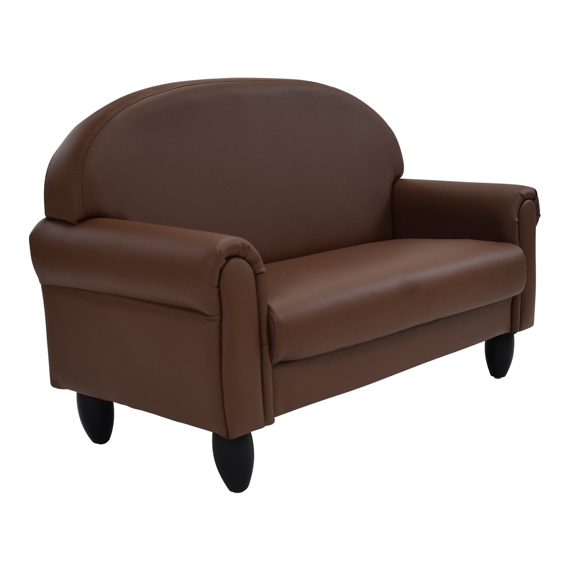 Children's Factory As We Grow Sofa with Black Legs - Walnut (CF805 - 199) - SchoolOutlet
