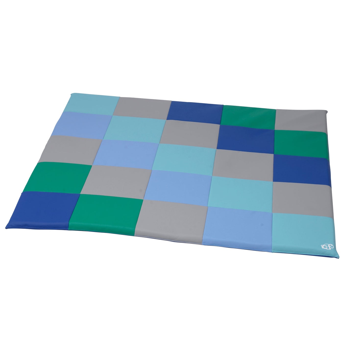 Children's Factory Patchwork Crawly Mat - Tranquility (CF805-204) - SchoolOutlet