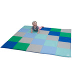 Children's Factory Patchwork Crawly Mat - Tranquility (CF805-204) - SchoolOutlet