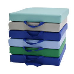 Children's Factory Square Floor Cushions - Set of 6 - Contemporary (CF805-208)