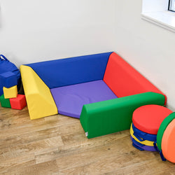Children's Factory Round Floor Cushions - Set of 6