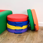 Children's Factory Round Floor Cushions - Set of 6 - SchoolOutlet