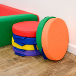 Children's Factory Round Floor Cushions - Set of 6 - SchoolOutlet