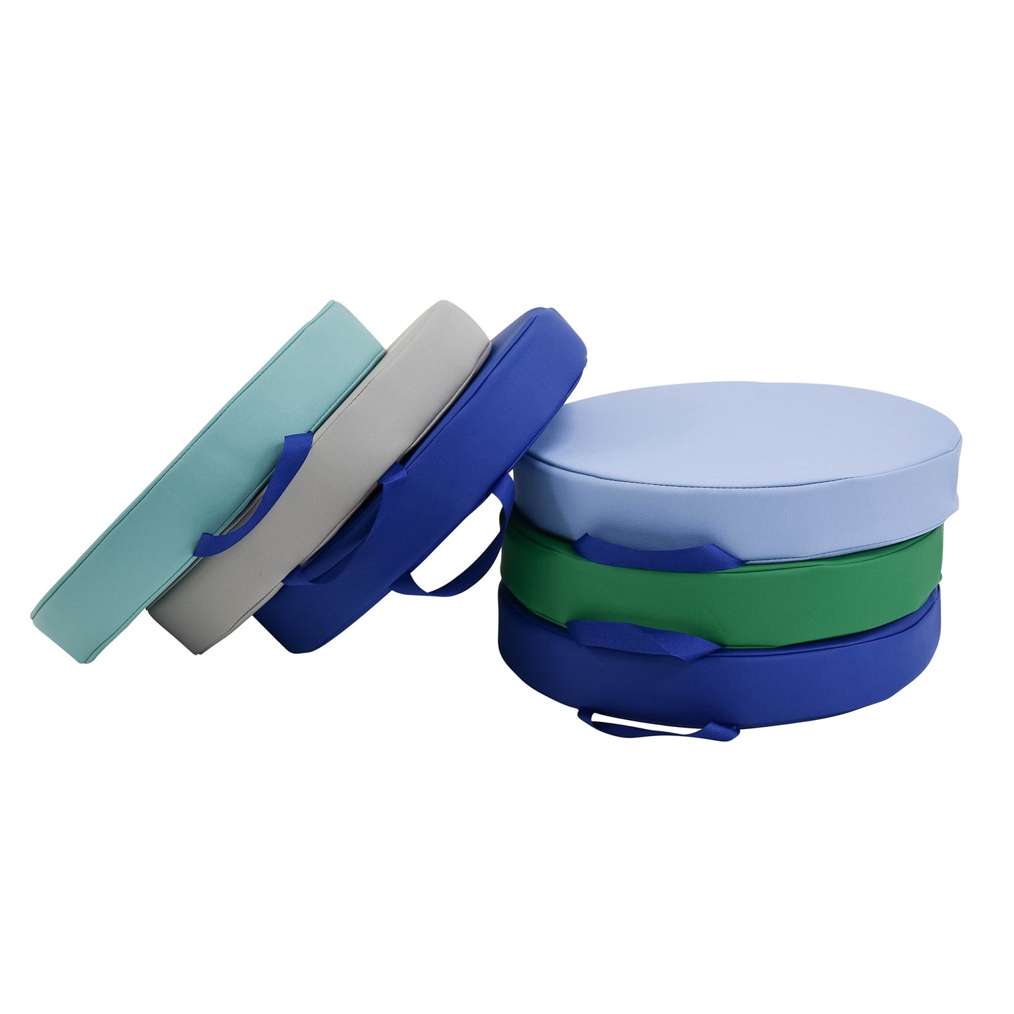 Children's Factory Round Floor Cushions - Set of 6 - SchoolOutlet